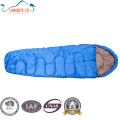 Blue Polyeaster Fabric Poratable Randonnée Outdoor Sleeping Bag